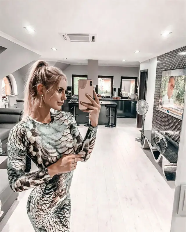 

Sexy Women Turtleneck Long Sleeve Leopard Print Dress 2019 Snake Skin Evening Party Clubwear Dress Bodycon Fashion Women Dress