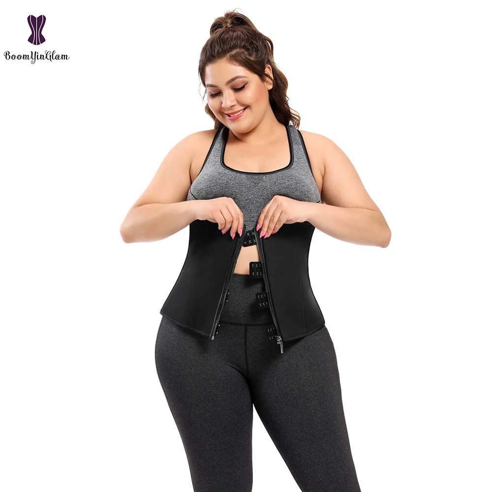 Молния Латекс Талии Тренажер под грудью живота контроль похудения Cincher размера