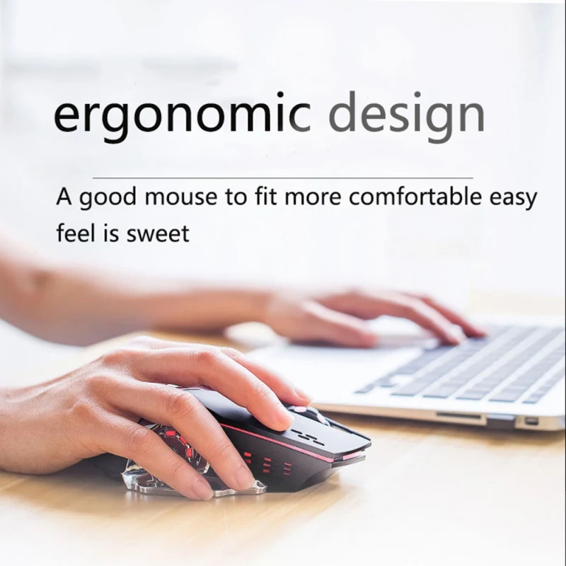 

2021 New Wireless Mouse Rechargeable Simple Workspace Necessity Quiet Click Buttons And Charging Cable Silent Wireless Mouse #