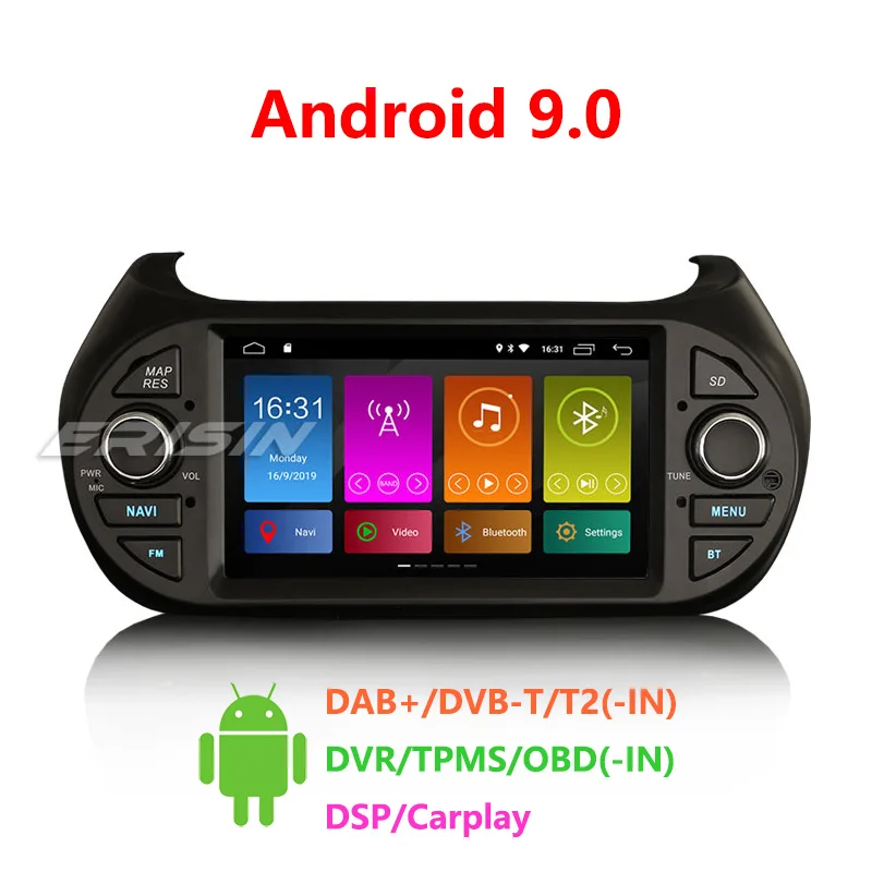 Erisin 3075 DSP Carplay Android 10 0 автомобильный радиоприемник стерео для Fiat Fiorino Citroen Nemo Peugeot 7