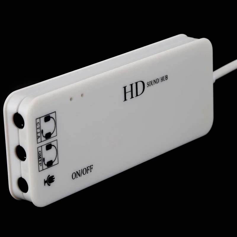 Комплект из 2 предметов 3 Порты и разъёмы Usb 0 хаб внешний 7.1Ch звуковая карта