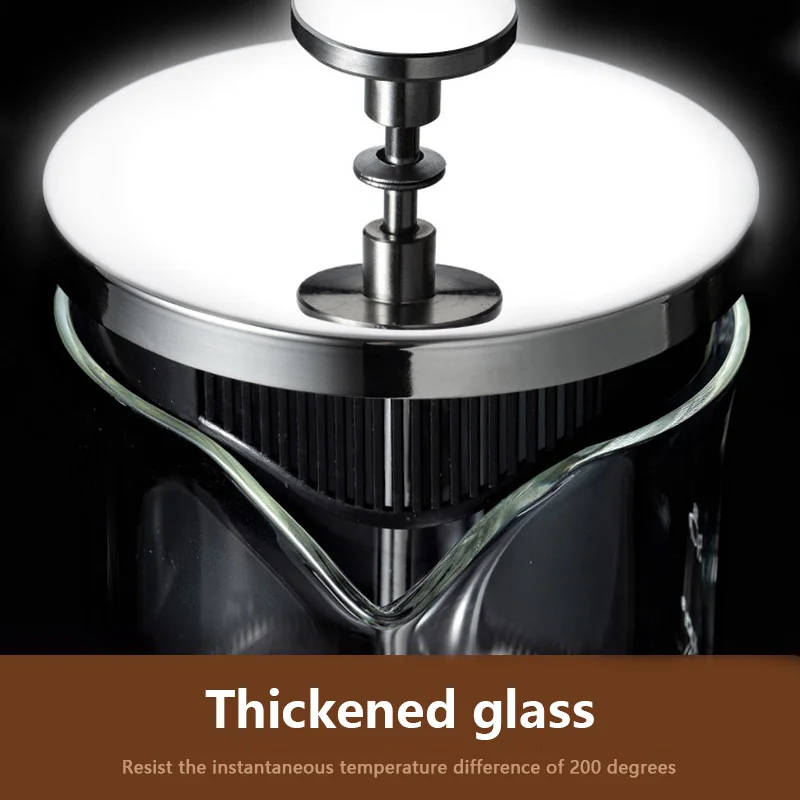 Кофейник TIANXI с французским прессом заварник для кофе кофейник чайник стеклянный