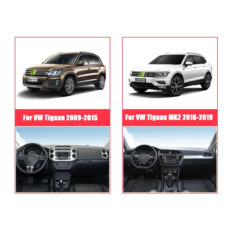 Чехол для приборной панели автомобиля Volkswagen VW Tiguan MK1 2 MK2 2009 2010~2012 2013 2014 2015 2016 2017 2018 2019 2020.