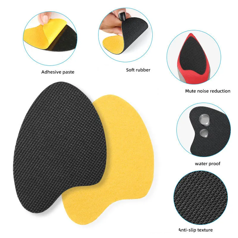 

Geometric Shoe Sole Sticker Anti-Slip for Sandal High Heel Shoes Front Mat Forefoot Pad Grip Protector Accessories Lover Gift