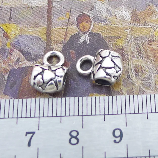 

Supplies For Jewelry Making 20pcs 9x12mm Antique Silver Color Tee Button Jewelry Components