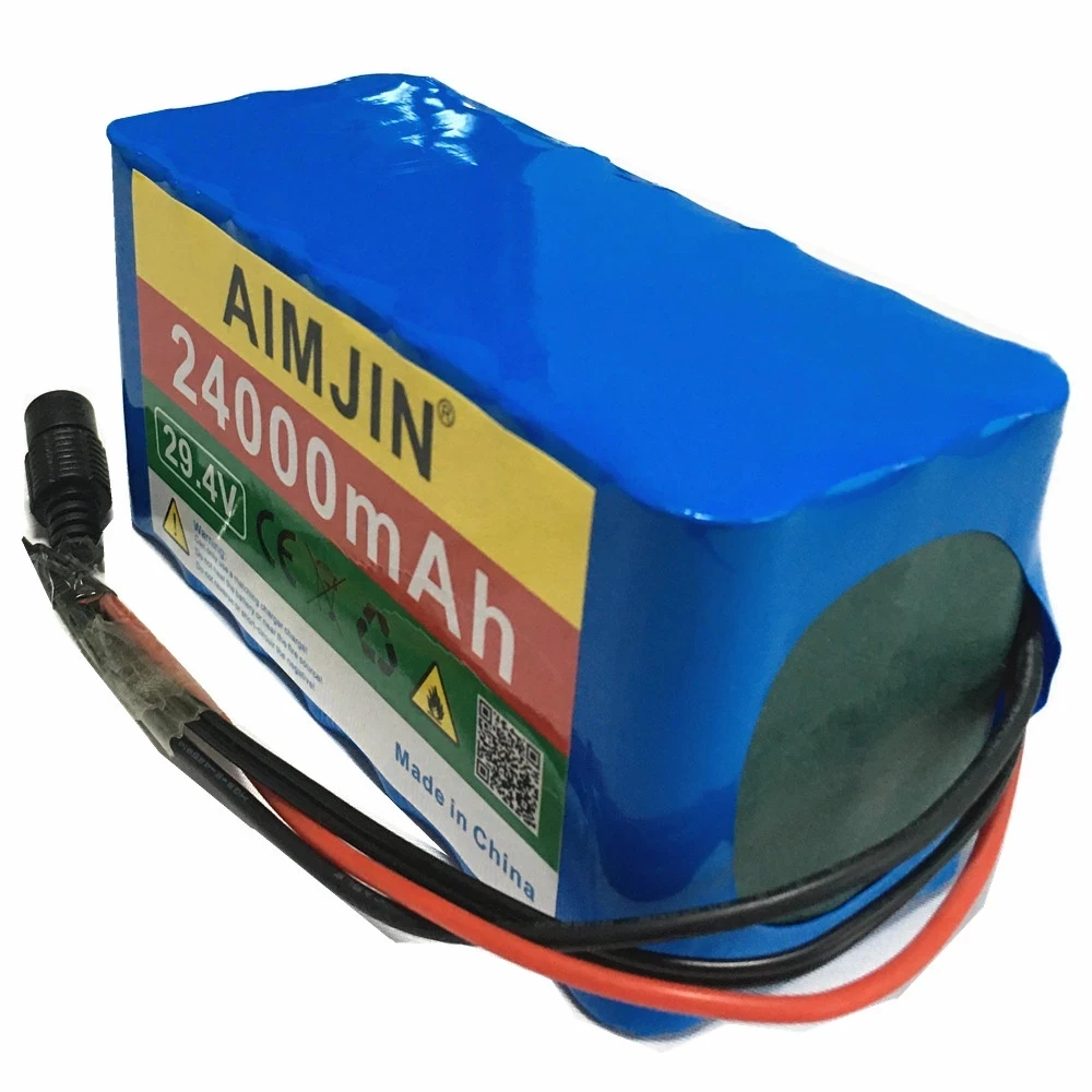 

100% Original 7s3p 29.4V 24Ah Lithium Ion Battery Pack with 20A BMS for Electric Bicycle, Scooter and Electric Wheelchair