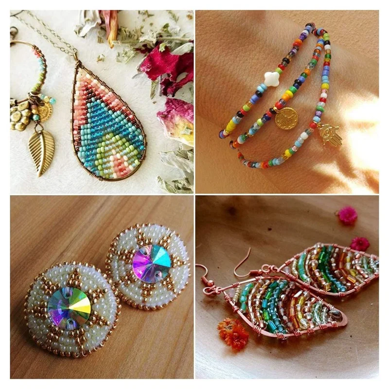 

Seed Beads for Bracelets, 24 Colors 2mm Colored Small Glass Beads for Bracelets Jewelry Making Crafts 20000 Pcs