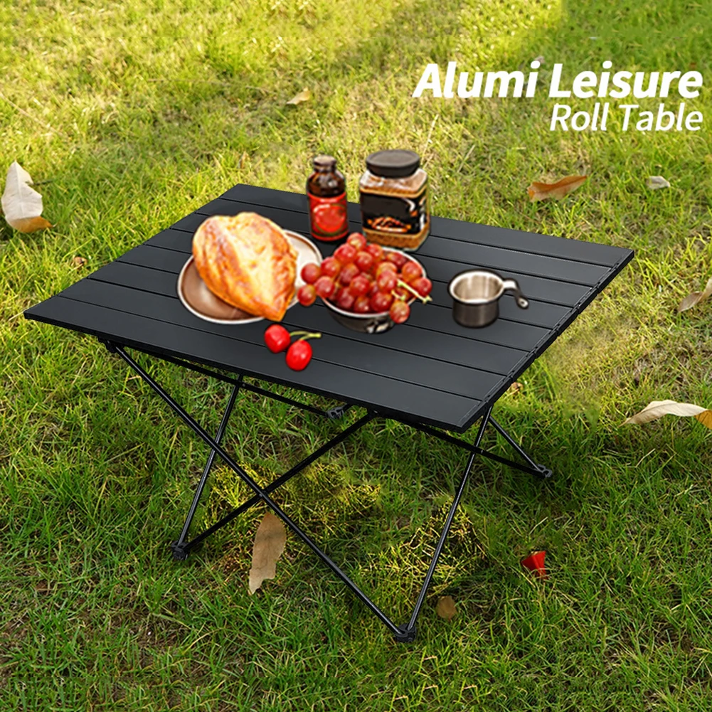 Cooking Foldable Desk Tourist Picnic Small Lightweight Metal Camping Folding Table