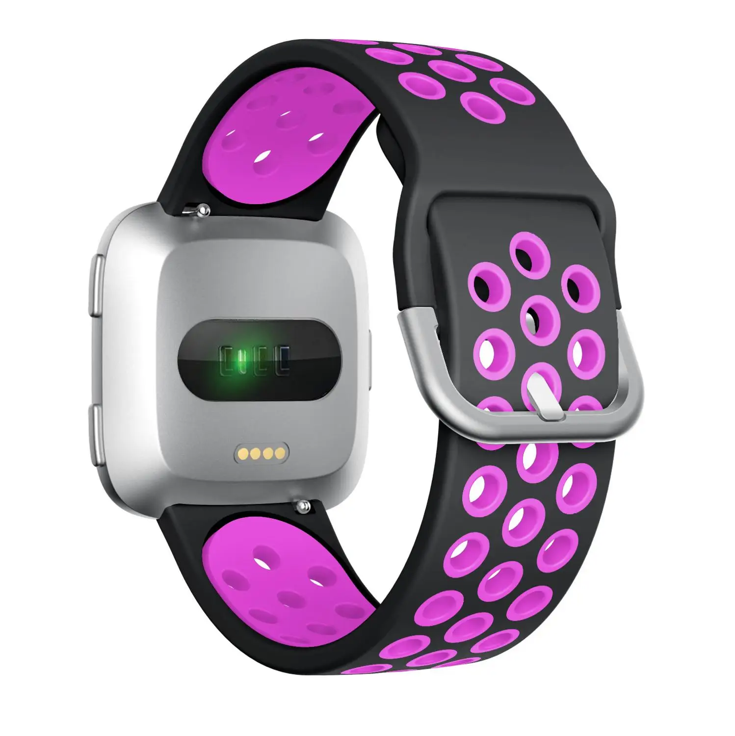 22 мм Круглый Силиконовый ремешок для fitbit Versa классический быстросъемный Браслет 2