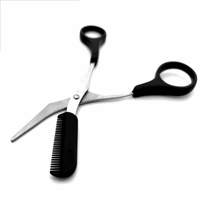 

1pcs Eyebrow Trimmer Scissors Comb Eyelash Hair Scissors Clips Shaping Eyebrow Razor Grooming wenkbrauw trimmer
