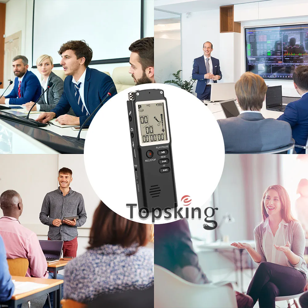 Цифровой диктофон Pen USB Встроенный микрофон mp3-плеер аудио запись интервью с VAR/VOR 8