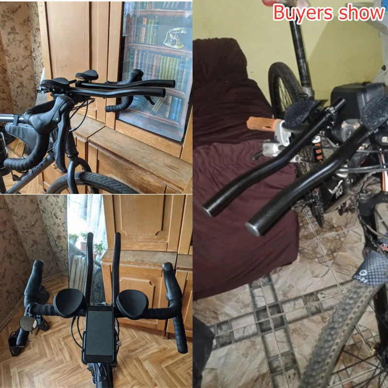 Руль для отдыха TT аэро-бар триатлона ТРИАЛ времени трицикл велосипедный руль