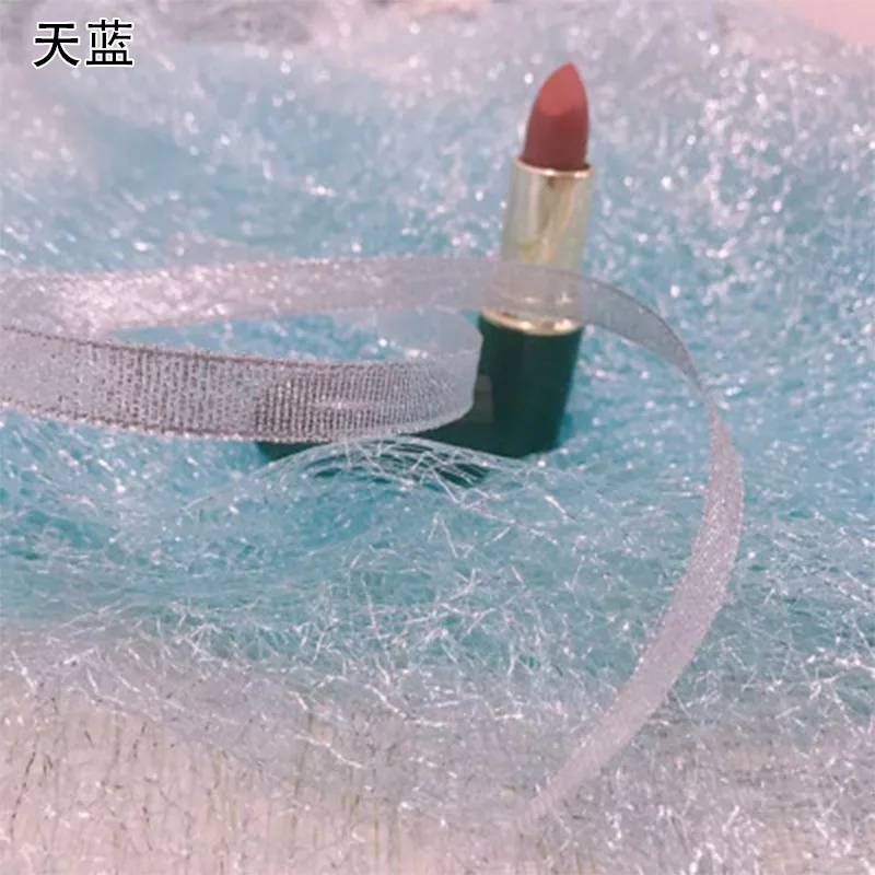Blue Yomdid сетка ткань для ногтей Красота фон для фотосъемки одежда Вечерние материалы украшения Сетка Пряжа для самостоятельного изготовления поставки - Цвет: Blue