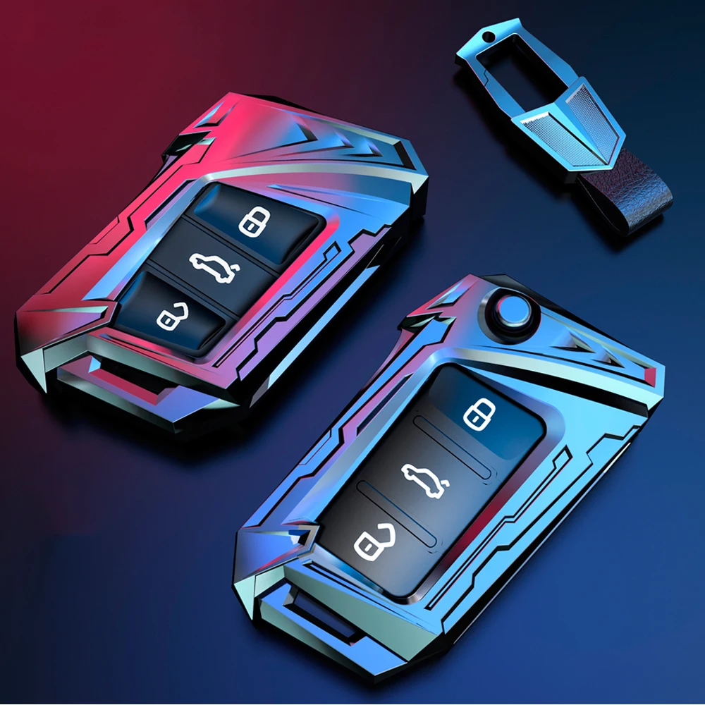 

Key Protector Zinc Alloy Car Key Cover Case For POLO Tiguan Passat B5 B6 B7 Golf EOS Scirocco Jetta MK6 Octavia Car Styling