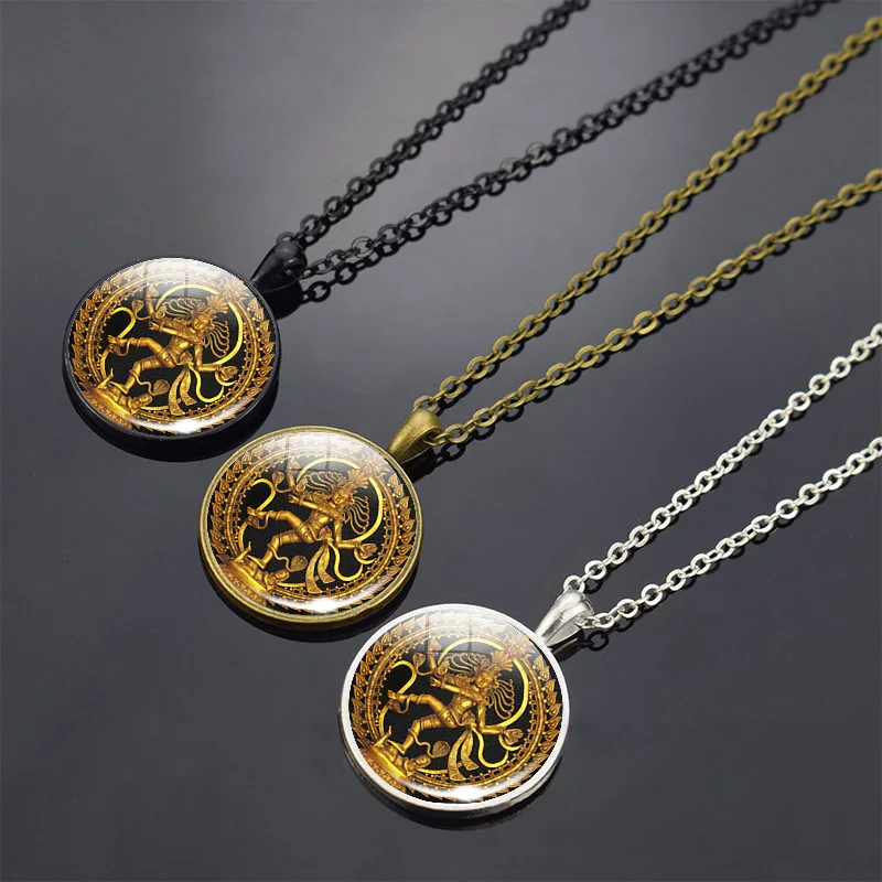 Подвеска для танцев Шива ожерелье с духовным амулетом мужчин и женщин Модная