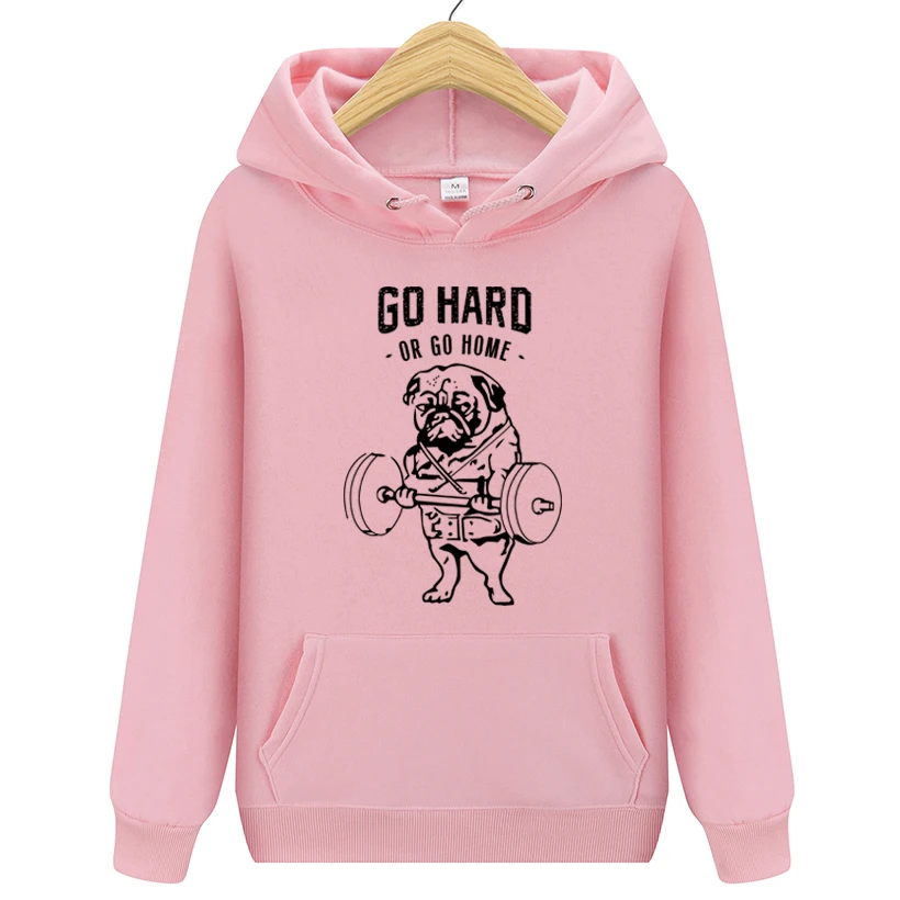 Брендовая мужская одежда модный флисовый пуловер с принтом go hard or home мужские