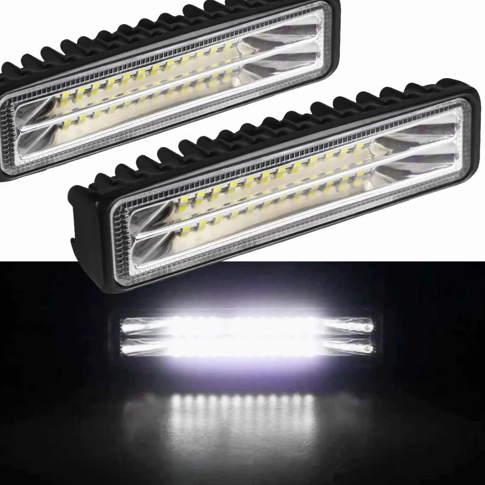 

Car Light Assembly Led Fog Lights Off Road 4x4 48W Spot Beam Led Light Bar For Trucks ATV SUV DRL LED Spotlight Work Light Bar