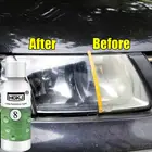 HGKJ-8-50ml инструмент для ремонта автомобильных фар, лампа, полировщик + тряпка для очистки наждачной бумаги, набор универсальных инструментов для ухода за автомобилем