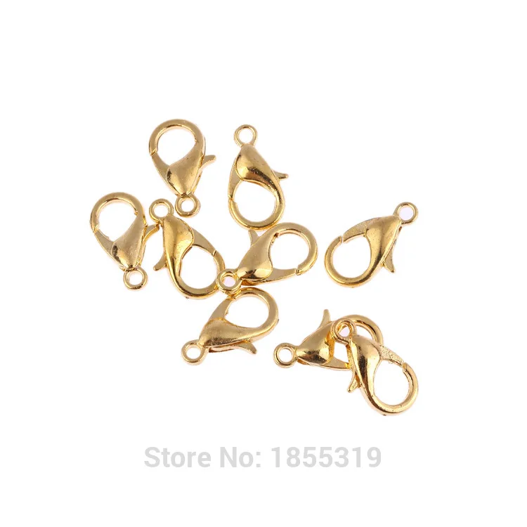 Style2 50 шт., трендовые посеребренные застежки-карабины, застежка-крючок для мужчин и женщин, ожерелья, браслеты на цепочке, фурнитура для изготовления ювелирных изделий, 8 мм - Цвет: Style2