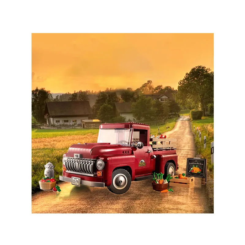 

Конструктор Ретро старомодный грузовик-пикап 10290 технический автомобиль Раптор 42126 модельные блоки 10279 блоки для жилого автомобиля игрушки ...