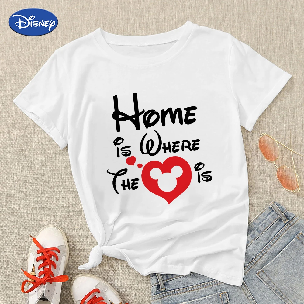 Disney 50-я годовщина семейные рубашки для отпуска женская одежда отдыха футболка с
