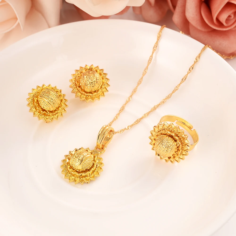 Bangrui эфиопское золотое ожерелье подвески серьги кольцо хабеша свадьба Эритрея