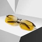 Солнцезащитные очки VEITHDIA мужские, дневное и ночное видение, антибликовые очки для вождения, фотохромные, с желтыми линзами, поляризационные