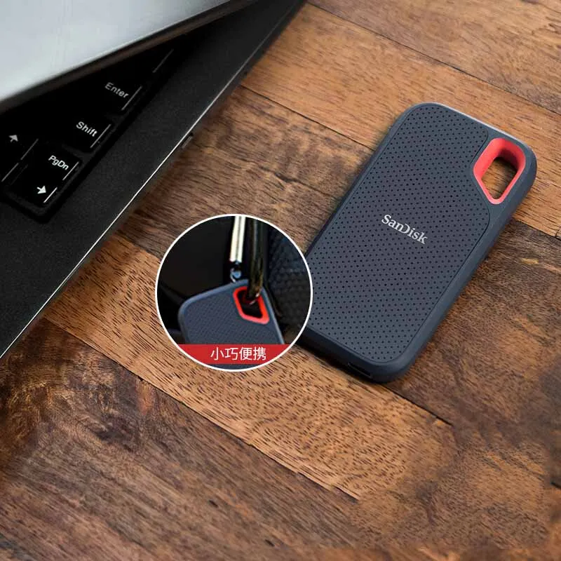 Внешний жесткий диск SanDisk Type-c портативный SSD-накопитель 1 ТБ 500 Гб 550 Мб USB 3 HD SSD 250 ГБ