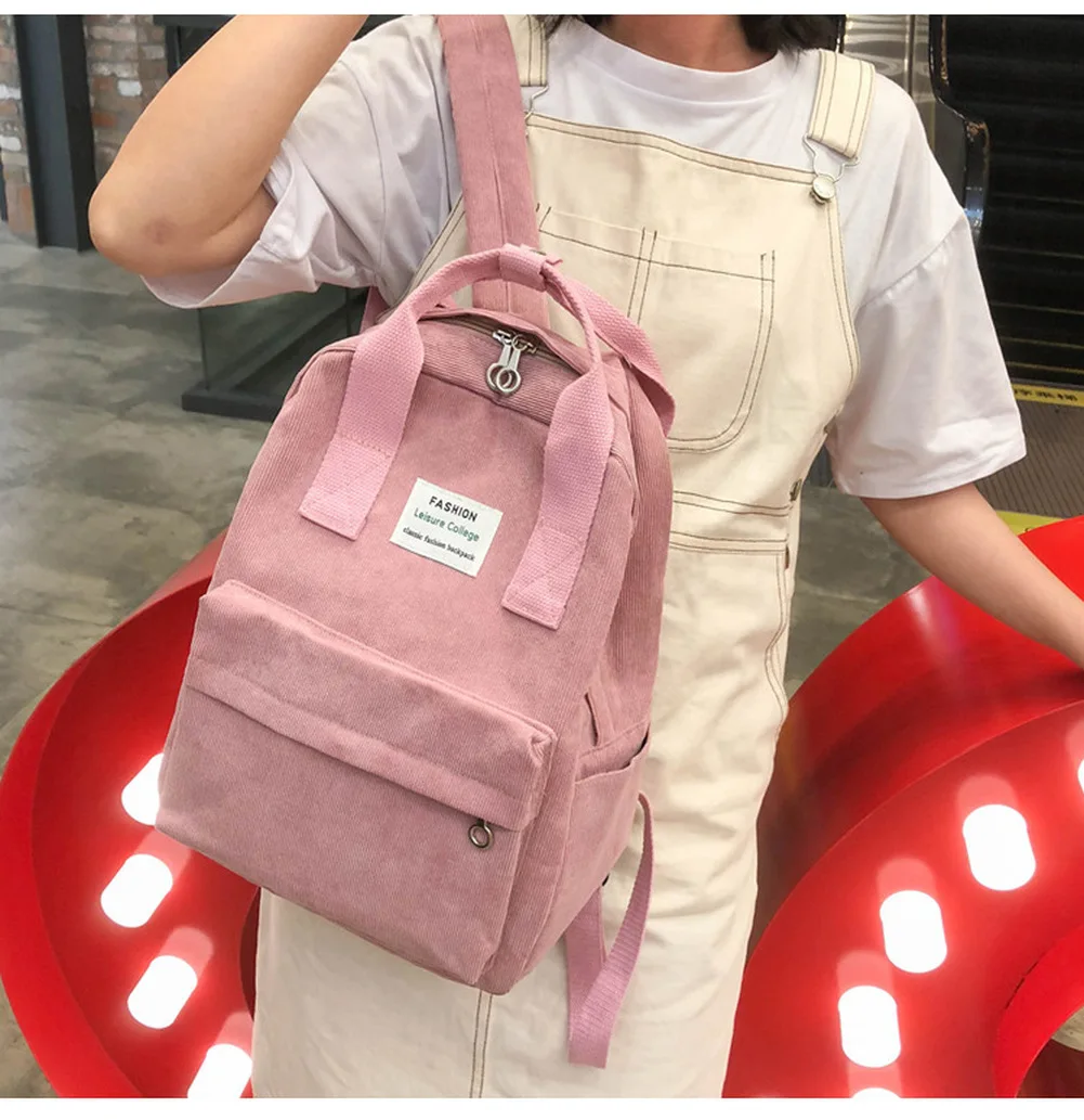 Новый тренд женский рюкзак Модный для колледжа школьный Harajuku дорожные сумки на