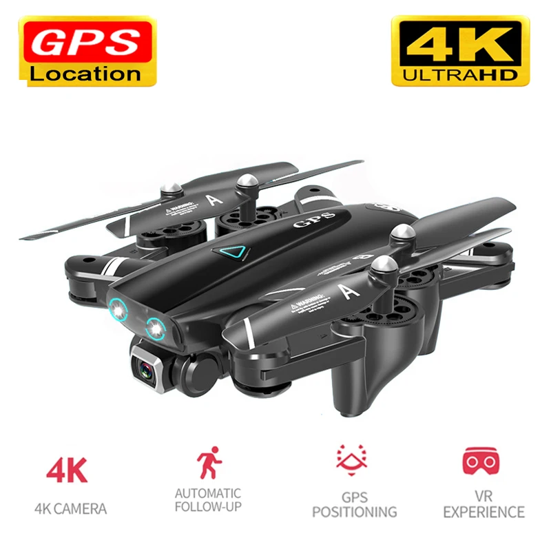 Дрон 4k HD камера gps 5G WiFi FPV 1080P без сигнала возврата RC вертолет полёт 20 минут