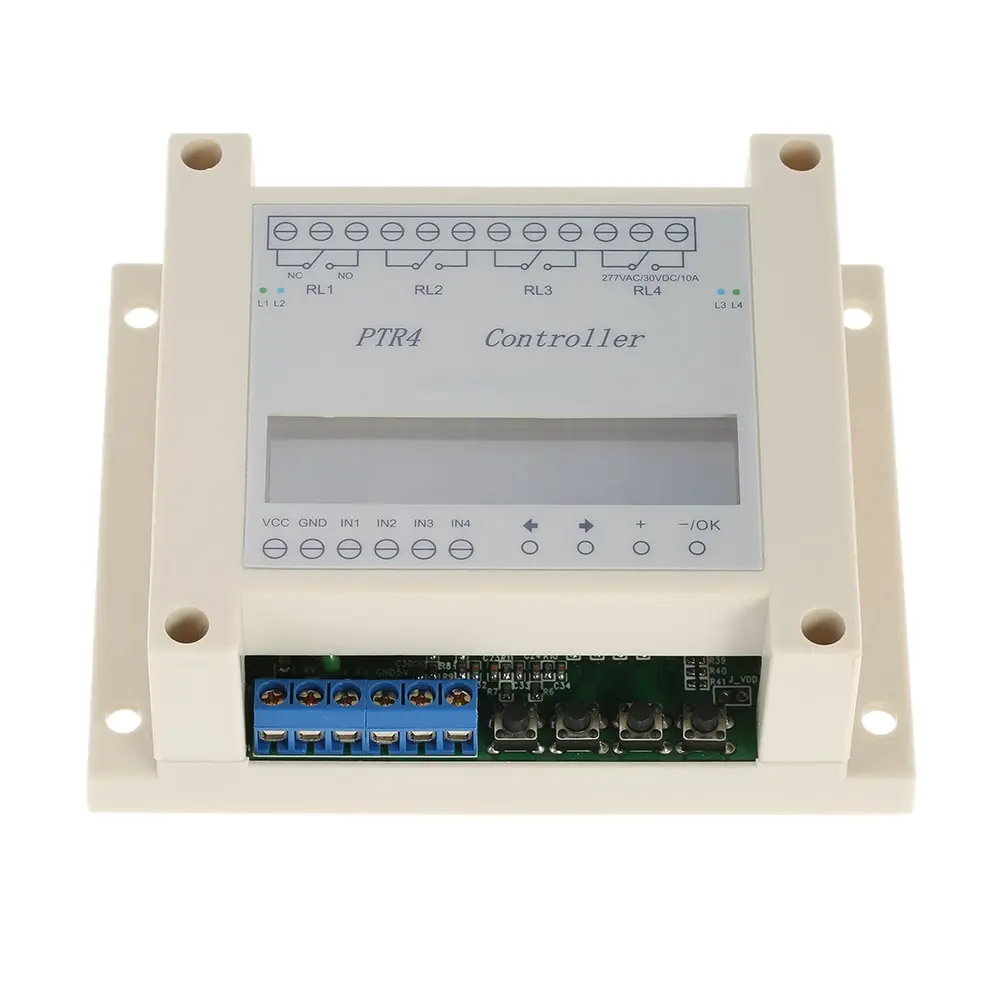 DC6-40V 4-Channel 99 Steps Time Relay Delay Module Solenoid Valve Control LCD Display Digital Programmable | Инструменты