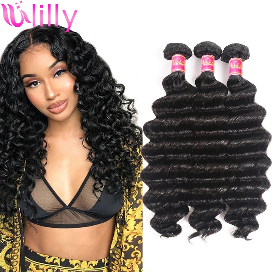 8-30 Inch Loose Deep Wave Bundles Remy Human Hair Bundles Brazilian Hair Weave Bundles 1 Pcs Extensions For Women