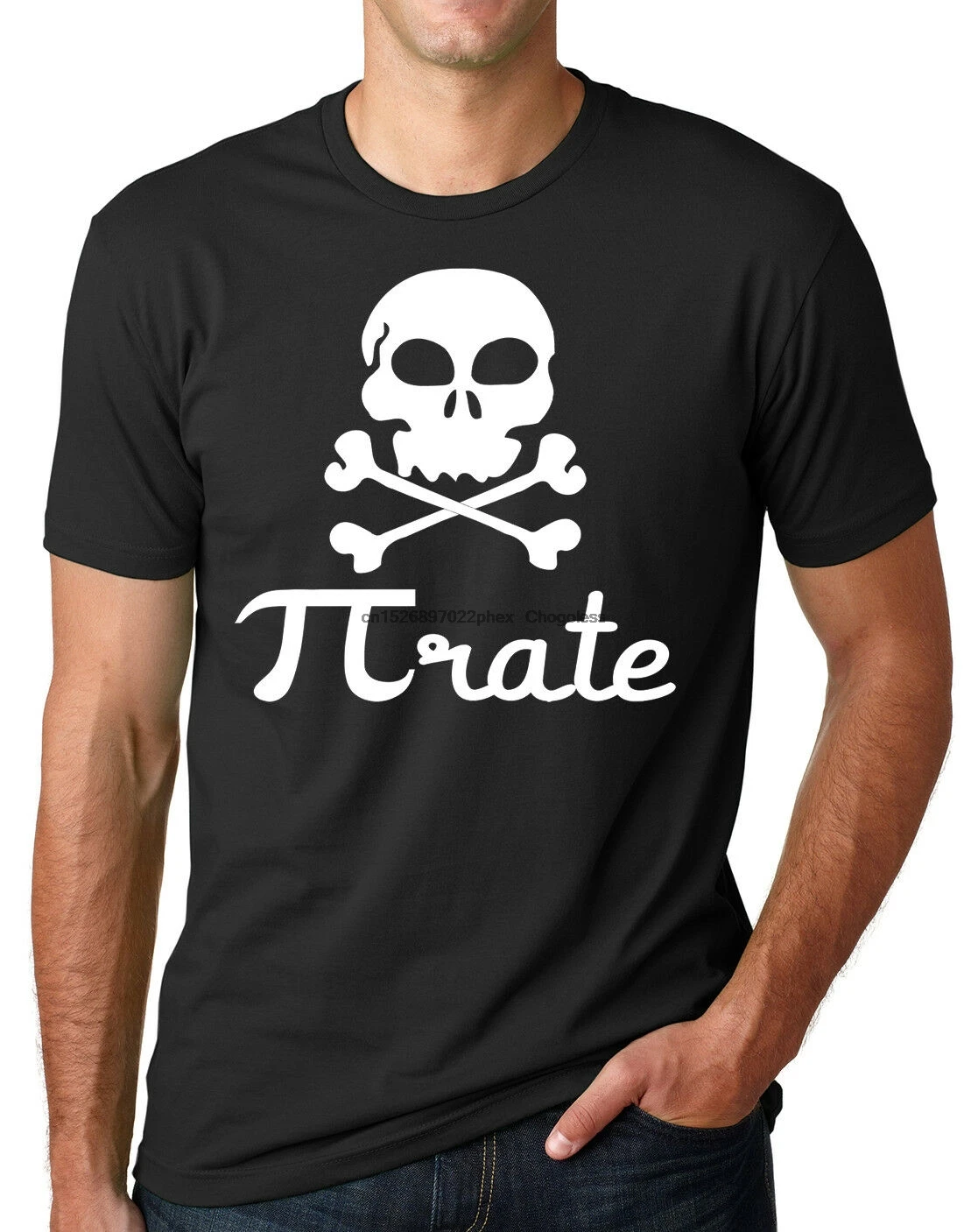 Забавная футболка Pi rate с пиратским принтом юмором математическая графическая |