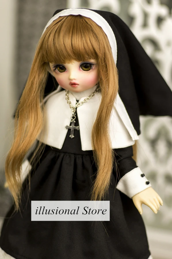 1/3 1/4 1/6 BJD SD кукольная одежда черное платье Лолита для 1/3 sd10 1/4msd bjd Кукла одежда вечернее платье