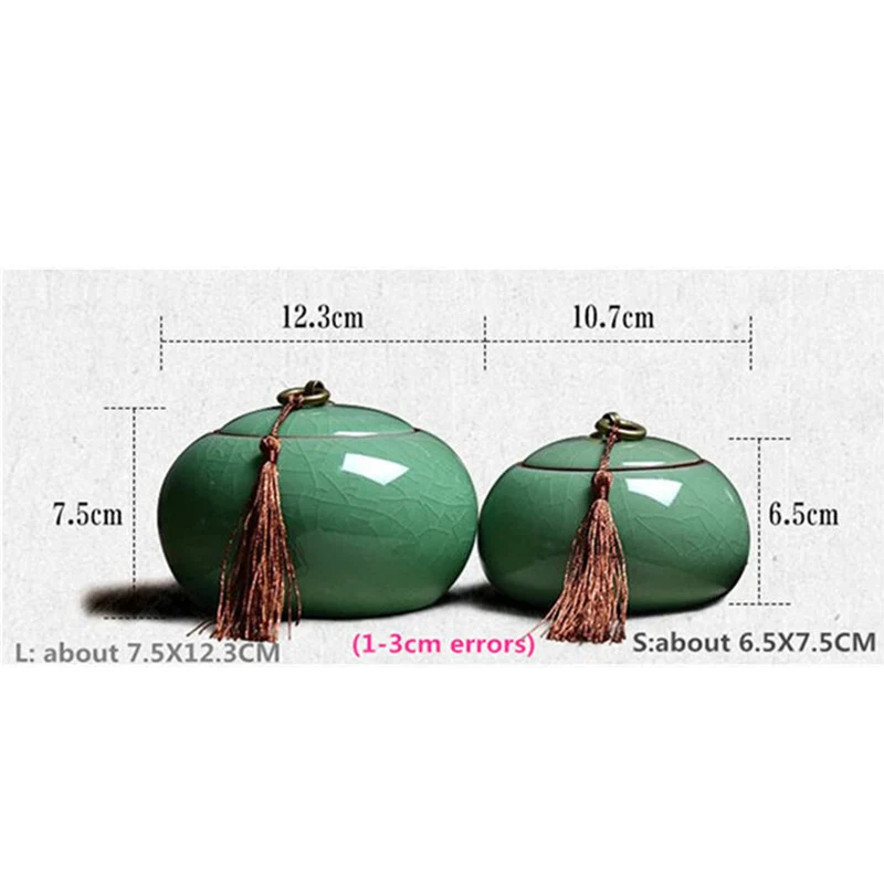 1 шт. Ретро Стиль керамики канистра Чай сахар специи банку хранения фарфоровые