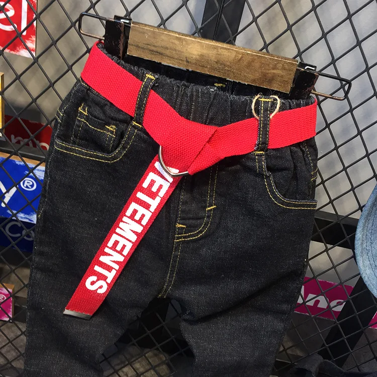 Джинсы для маленьких мальчиков джинсы 2 7 лет брендовая детская одежда детские