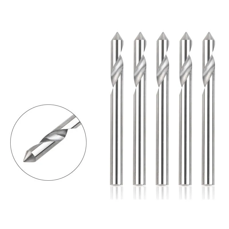 

5Pcs 3.175mm Shank PCB Engraving Bits 60 Degree 0.1mm Carbide CNC Router Tools Milling Tool CNC Router Wood End Mill Cutter Bits