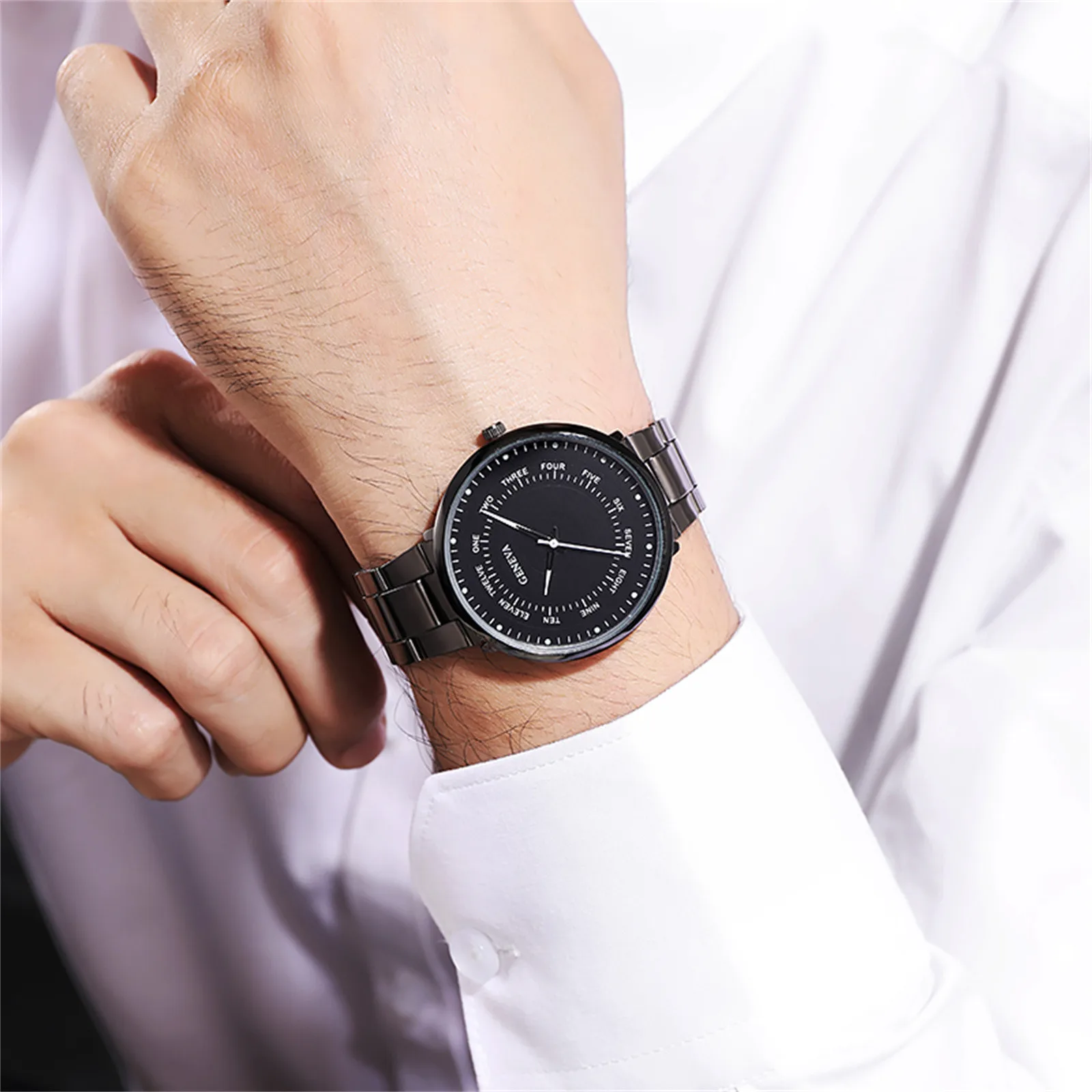 

2021 Minimalist Men's Fashion Ultra Thin Watches Simple Men Business Stainless Steel Mesh Belt Quartz Watch Relogio Masculino