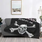 Время Bandit Fv одеяло с черепом бархат всесезонные Скелет многофункциональный супер теплый одеяла для постельного белья, дивана ковер шт