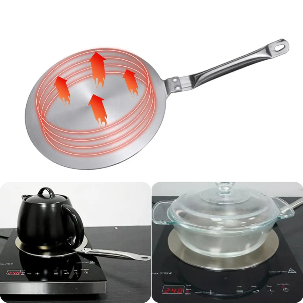 

Cooking Plate Induction Hob Converter Stainless Steel Heat Diffuser Converter Gas Electric Induction Cooker Kitchen Gadgets