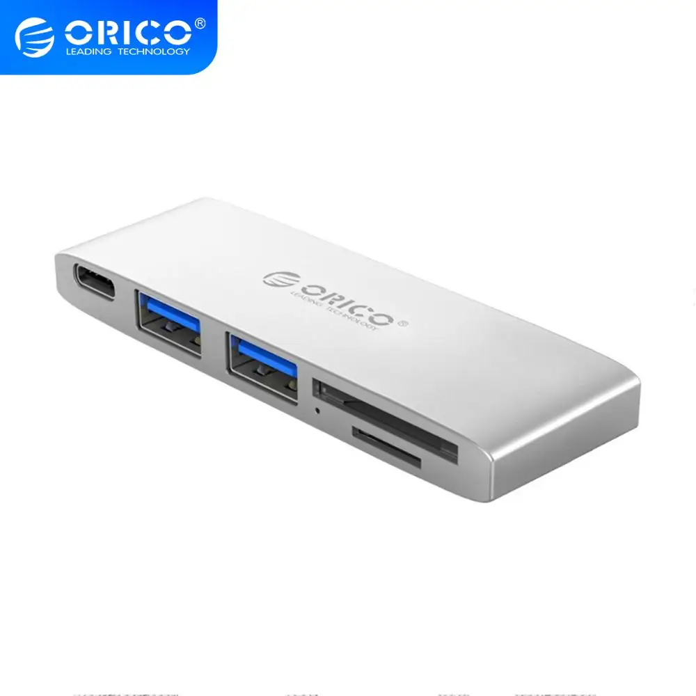 

ORICO USB C HUB USB-C Micro 3,0 3,1 TF SD Card Reader высокоскоростной концентратор для MacBook Samsung Galaxy S9 Huawei P20 Mate 20 Pro HUB