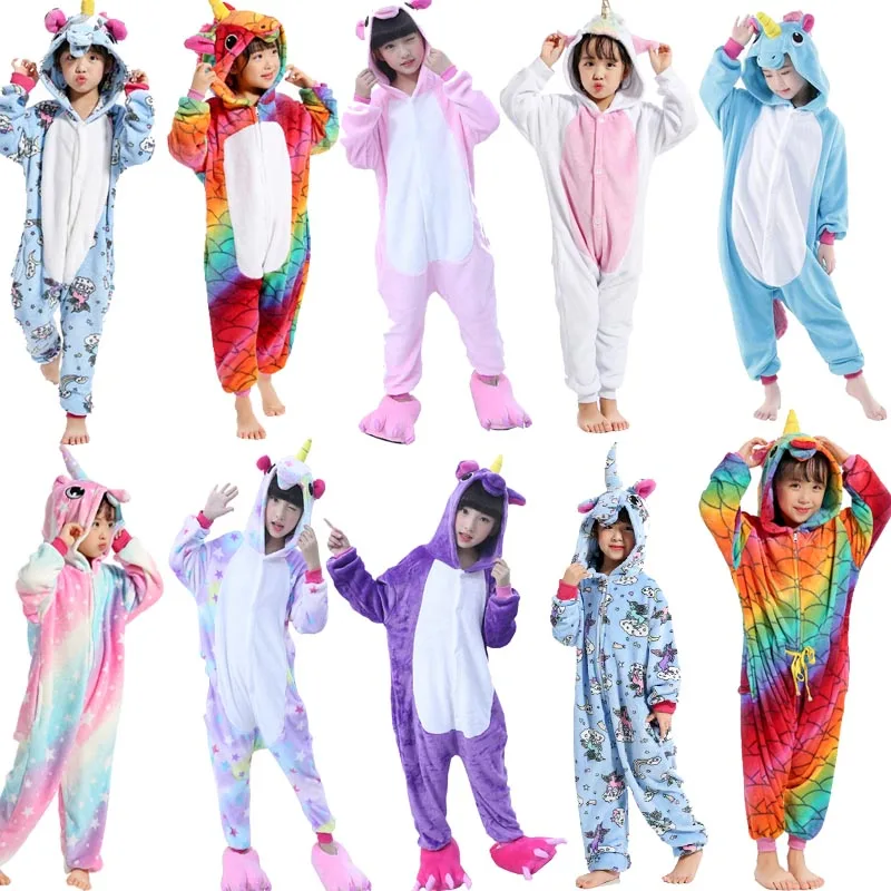 Зимние Детские костюмы Kugurumi для Хэллоуина аниме косплей одежда сна с рисунками