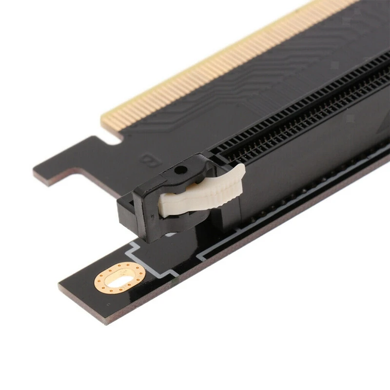 

PCI Express 16X Riser Adapter Card PCI-E Steering Card 90 Degrees Right Angle Riser Adapter for 1U 2U Host 4cm Width