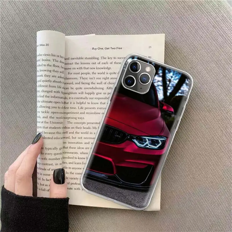 hot blue red for bmw phone for apple iphone 12 13 pro max mini 11 8 7 6 6s plus x xs xr case 5 5s se 2020 shell cover free global shipping