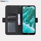 Чехол-кошелек для Nokia C30, Магнитный чехол-книжка с откидной крышкой для Nokia C30, отделение для карт и фото, роскошные кожаные искусственные чехлы