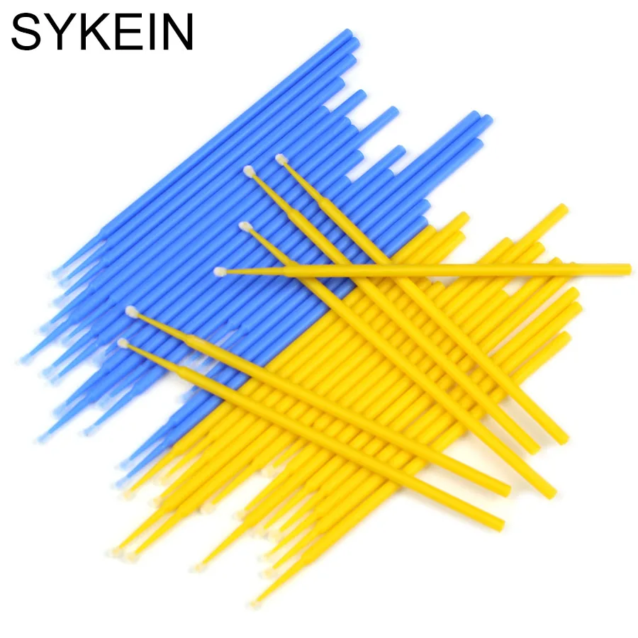 1000pcs/pack Disposable Makeup Brushes Swab Durable Micro Mascara Brush Eyelash Extension Individual Lash Removing Tools