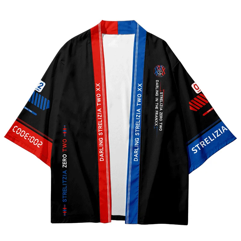 Женский и мужской кардиган с 3D-принтом коротким рукавом | Тематическая одежда