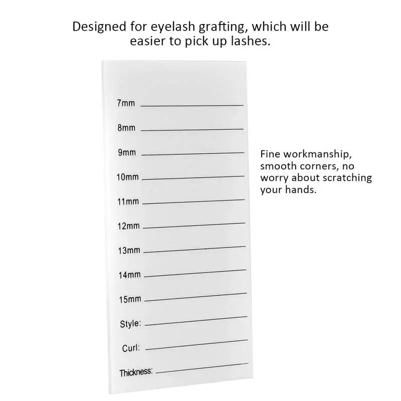 Держатель для наращивания ресниц акриловая подставка пластина рук Палетка |