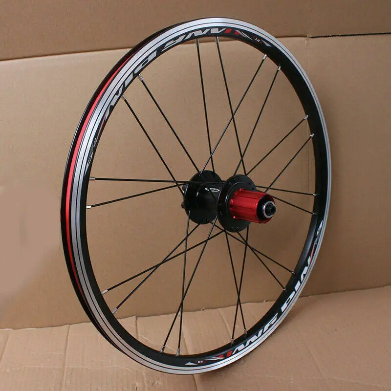 BMX/Складные 2" колеса для велосипеда Передняя Задняя колесная пара велосипеда 100/135 мм V& дисковые тормоза 451/406 7-10s алюминиевые диски для велосипеда
