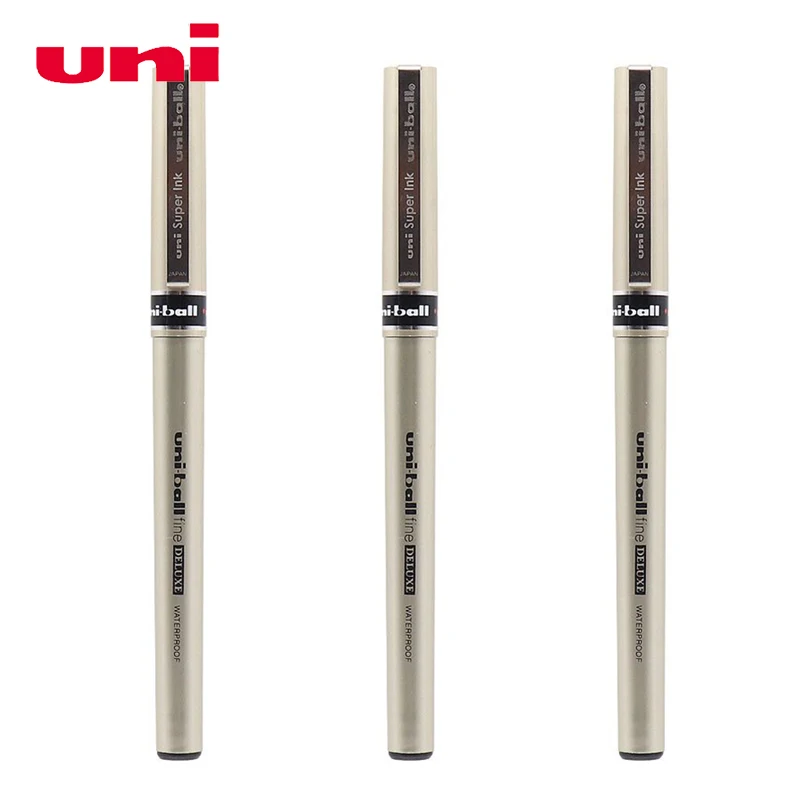 Japan Uni-Ball Fine Deluxe UB-177 0,7 мм Gen чернильная Ручка-роллер водостойкая черная/синяя/красная чернильная